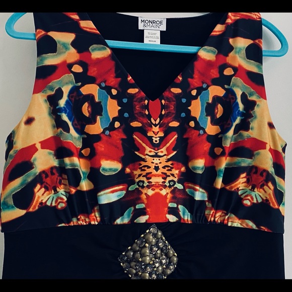 Monroe & Main Summer Maxi Dress Size Medium New! - Picture 4 of 7